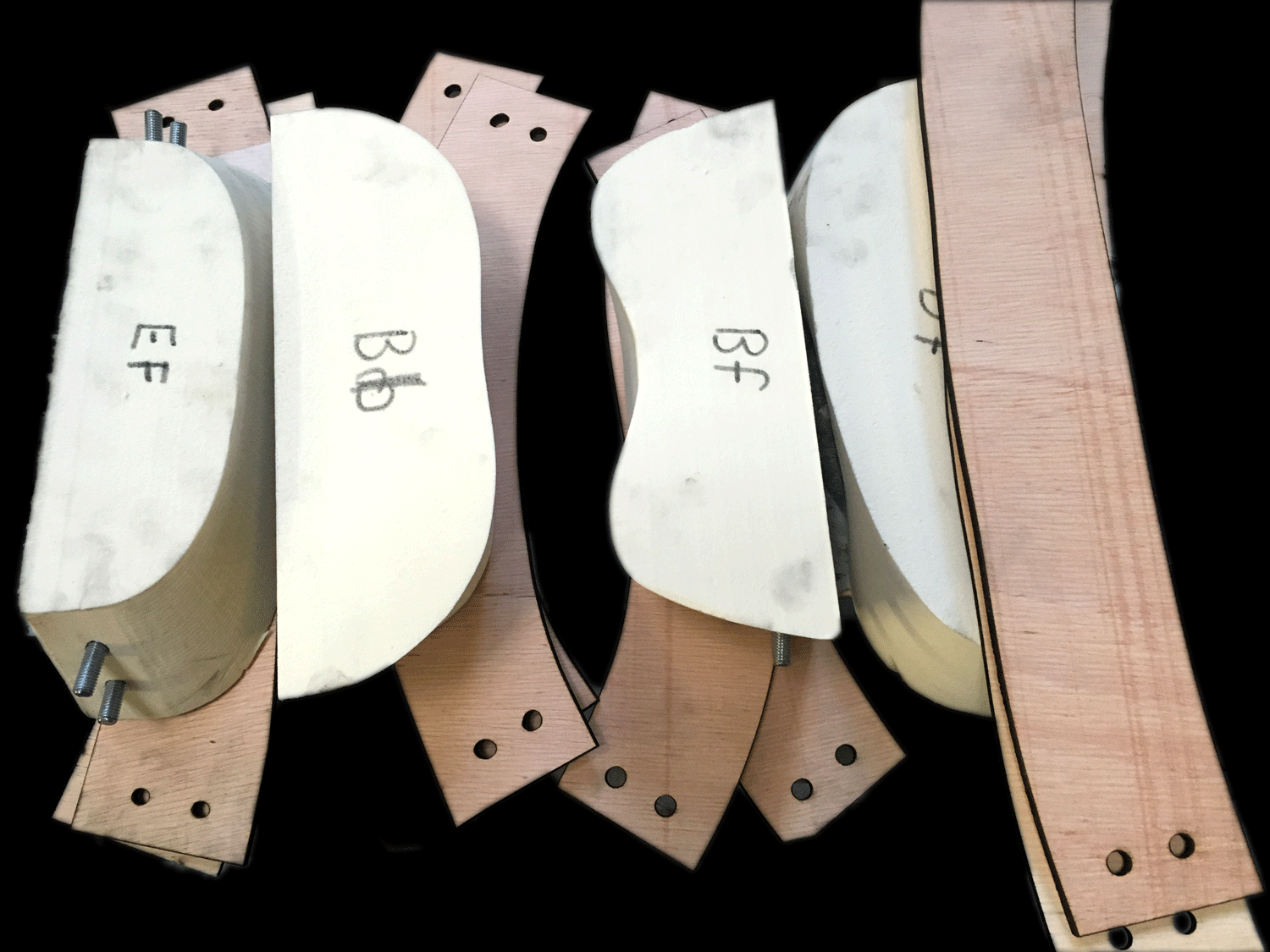 molds for wood bending